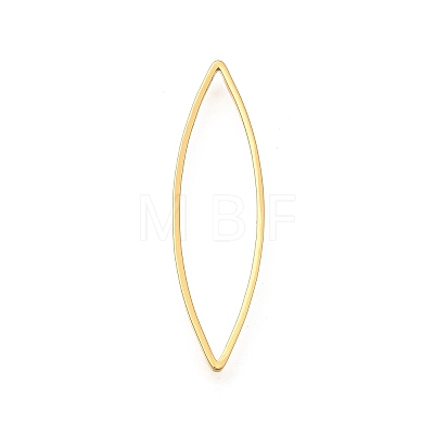 Brass Open Back Bezel Link Rings X-KK-B152-08B-G-1