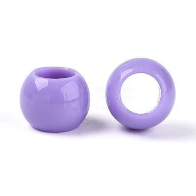 Opaque Acrylic Beads SACR-N018-05I-1