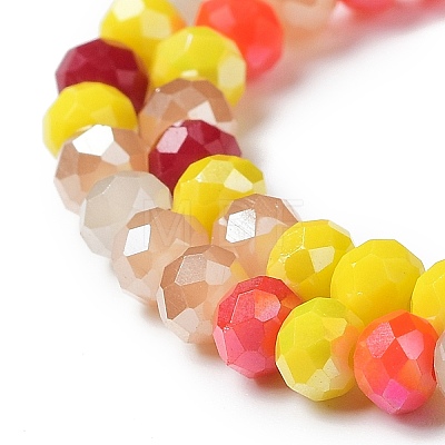 Glass Beads Strands X-EGLA-A034-M4mm-01-1