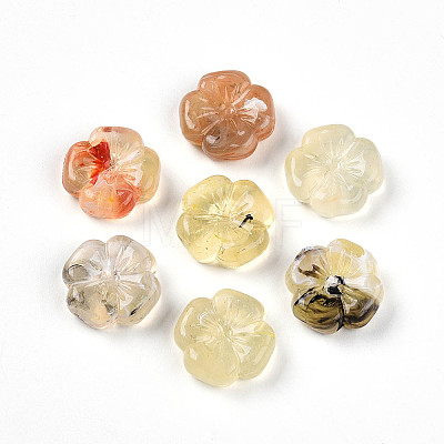 Transparent Acrylic Beads TACR-T028-40F-1