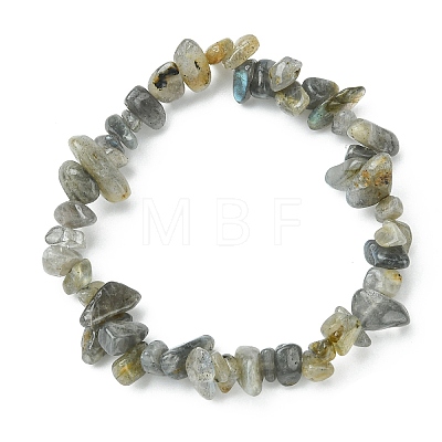 3Pcs 3 Style Natural Mixed Gemstone Chips Beaded Stretch Bracelets Set for Women BJEW-FZ00004-1