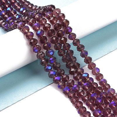 Electroplate Glass Beads Strands LS-EGLA-A034-T2mm-L14-1