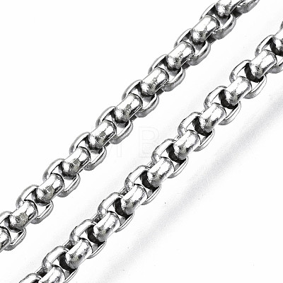 3.28 Feet 304 Stainless Steel Venetian Chains X-CHS-S009-001-1