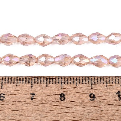 Transparent Electroplate Glass Beads Strands LS-EGLA-N013-T4mm-B29-1