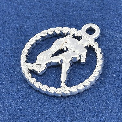 Twelve Constellations Alloy Pendants PALLOY-Q006-01E-S-1