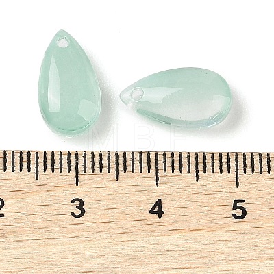 Transparent Glass Charms GLAA-U002-01A-1