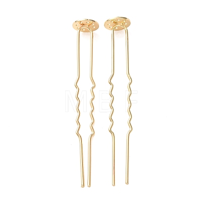 Brass Hair Fork Findings KK-H298-02A-1