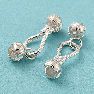 925 Sterling Silver S-Hook Clasps STER-Z004-03-1