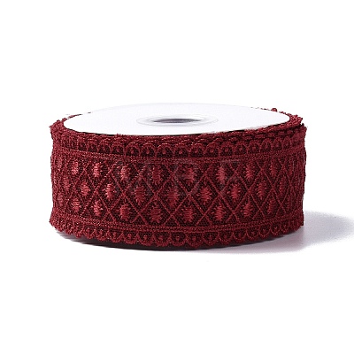 10 Yards Polyester Lace Trim Ribbon OCOR-C004-06E-1