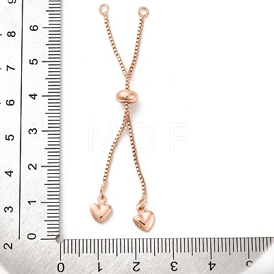 Brass Box Chain Bracelet Makings KK-C071-14RG-1