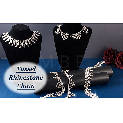 Iron Crystal Rhinestone Cup Chain CH-CW0001-02-1
