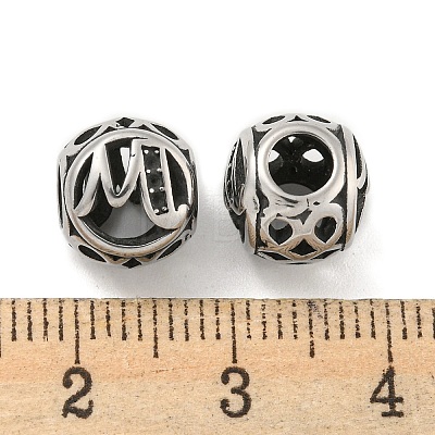 304 Stainless Steel Beads Rhinestone Settings STAS-O002-01M-AS-1