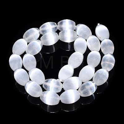 Dyed Natural Selenite Beads Strands G-T138-232A-1