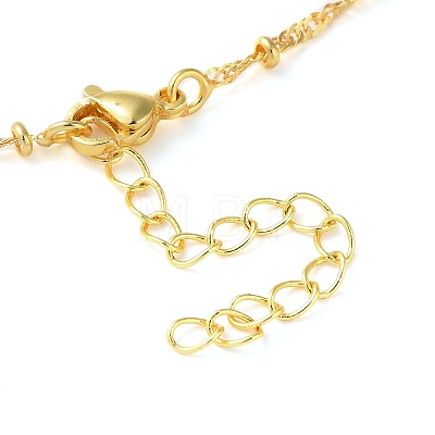 Rack Plating Brass Satellite Chain Necklaces NJEW-K256-01G-1