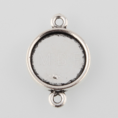 Tibetan Style Alloy Cabochon Connector Settings LS-TIBE-M022-13AS-1