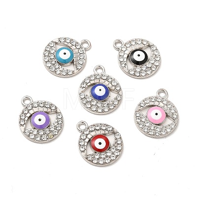 Alloy Enamel Pendants PALLOY-I217-07P-1