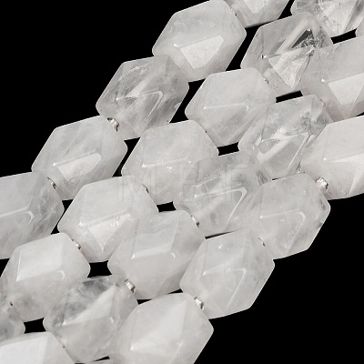Natural Quartz Crystal Beads Strands G-Q608-11O-1