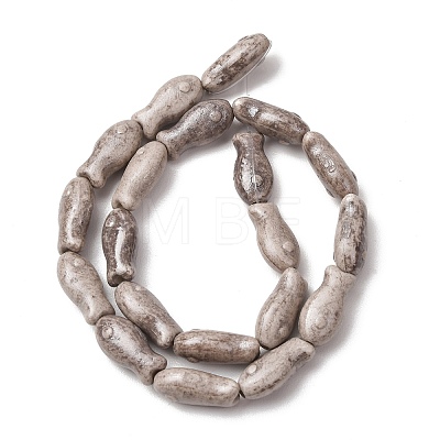 Vintage Handmade Porcelain Beads Strands PR-CBAA37B-01B-1