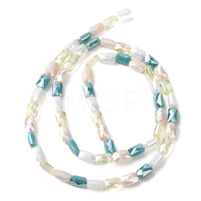 Electroplate Glass Beads Strands EGLA-D300-05-12-1