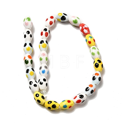 Handmade Porcelain Beads Strands PORC-A024-01-1