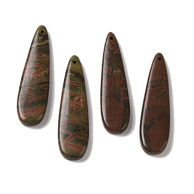 Natural Picasso Jasper Pendants G-Q161-08A-1