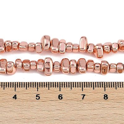 Electroplated Synthetic Non-magnetic Hematite Beads Strands G-I364-B01-RG-1