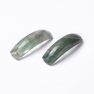 Natural Fluorite Connector Charms G-C015-01C-1