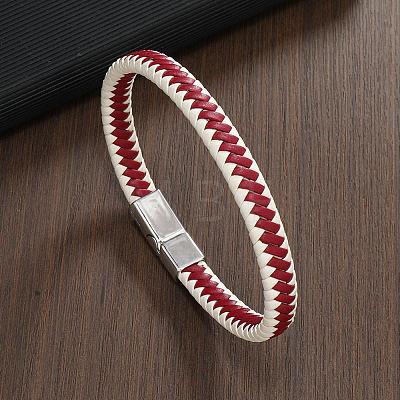 Imitation Leather Cord Braided Bracelets FS-WGFB3DB-01-1