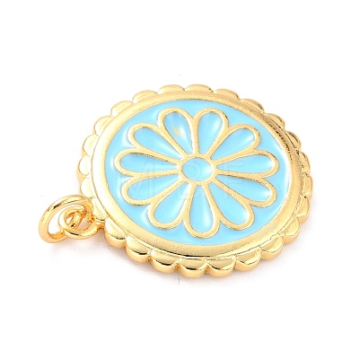 Real 18K Gold Plated Brass Pendants KK-L206-013G-03-1