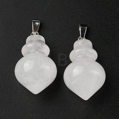 Natural Quartz Crystal Pendants G-G998-C09-1