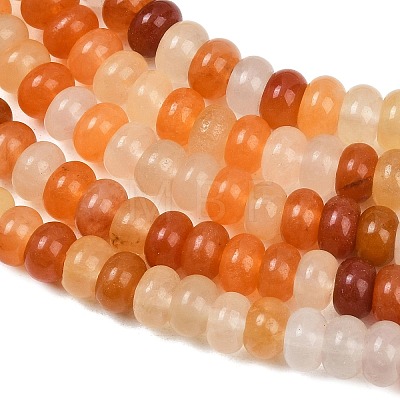 Natural Golden Silk Jade Beads Strands GG-CBAD029-B01-5x8mm-1