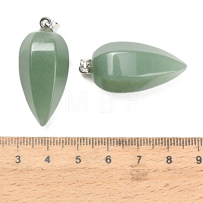Natural Green Aventurine Pendants GG-K002-16B-1