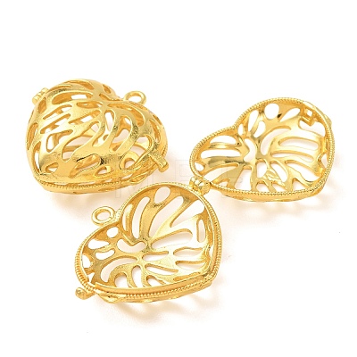 Brass Cage Pendants KK-CBA8ACD-02G-D-1