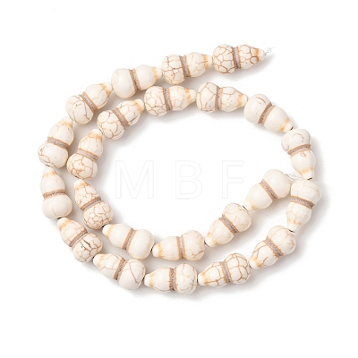 Synthetic Turquoise Dyed Beads Strands G-B184-B01-02-1