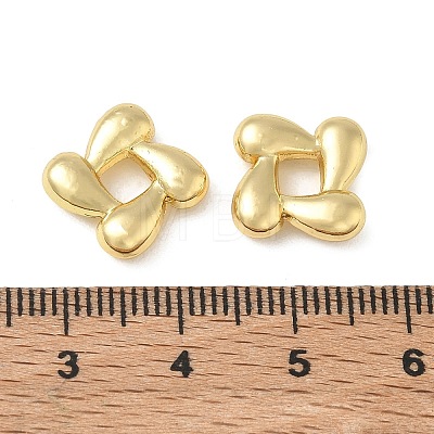 Brass European Beads KK-CBAFC6C-04G-1