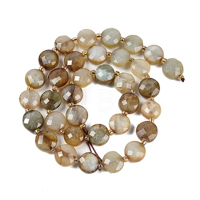 Natural Xiuyan Jade Beads Strands G-B094-A11-01-1