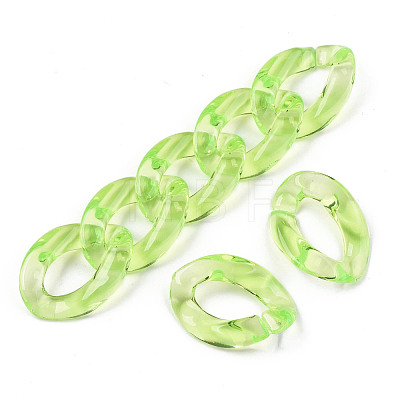 Transparent Acrylic Linking Rings OACR-S036-001A-J06-1