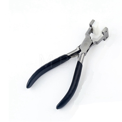 Carbon Steel Nylon Jaw Jewelry Pliers TOOL-WH0132-17-1
