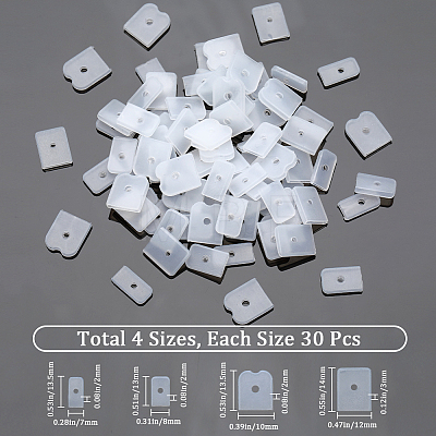 Gorgecraft 120Pcs 4 Style Boning Tips FIND-GF0005-96-1