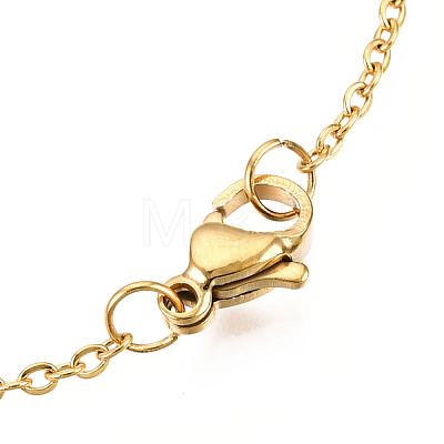 201 Stainless Steel Pendant Necklaces NJEW-T009-JN035-2-40-1
