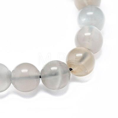 Natural Grey Moonstone Beads Strands G-F632-24-01-1