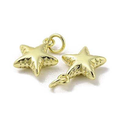 Rack Plating Brass Pendants X-FIND-Z024-05G-1