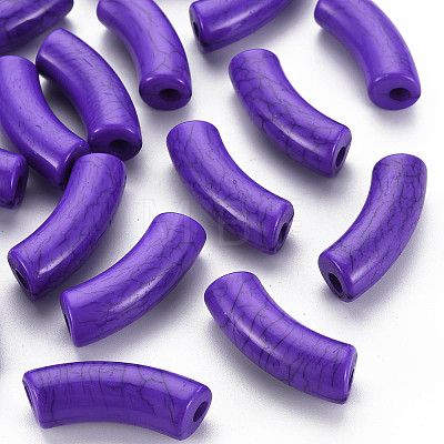 Opaque Crackle Acrylic Beads LS-MACR-S372-001N-004-1