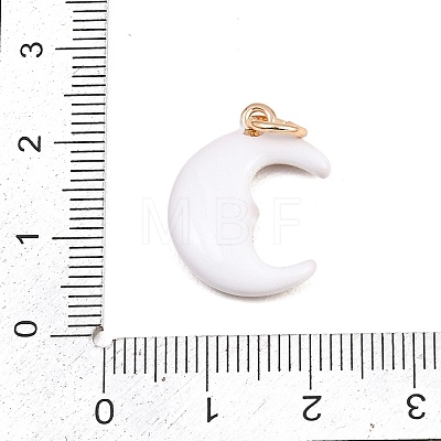 Brass Enamel Pendants ENAM-I087-03C-1