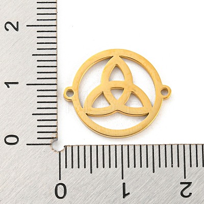 304 Stainless Steel Connector Charms STAS-P330-05G-1