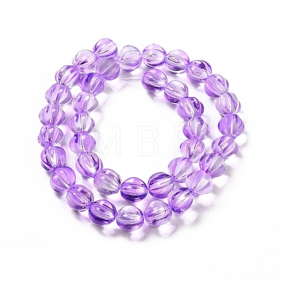 Transparent Glass Beads Strands GLAA-F114-02B-01-1