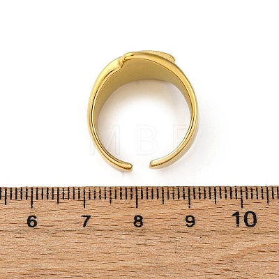 304 Stainless Steel Adjustable Cuff Rings RJEW-Q020-13G-1