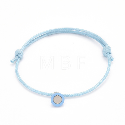 Adjustable Magnetic Bracelet for Couples BJEW-JB06190-04-1