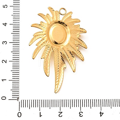 304 Stainless Steel Pendants STAS-M109-01G-04-1