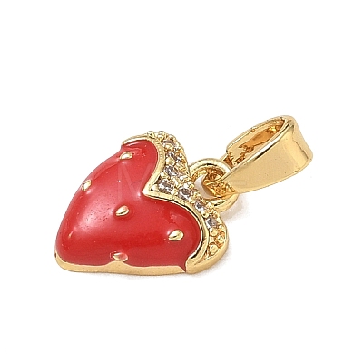 Brass Enamel Pendants LS-CU-CBA5A06-01-1